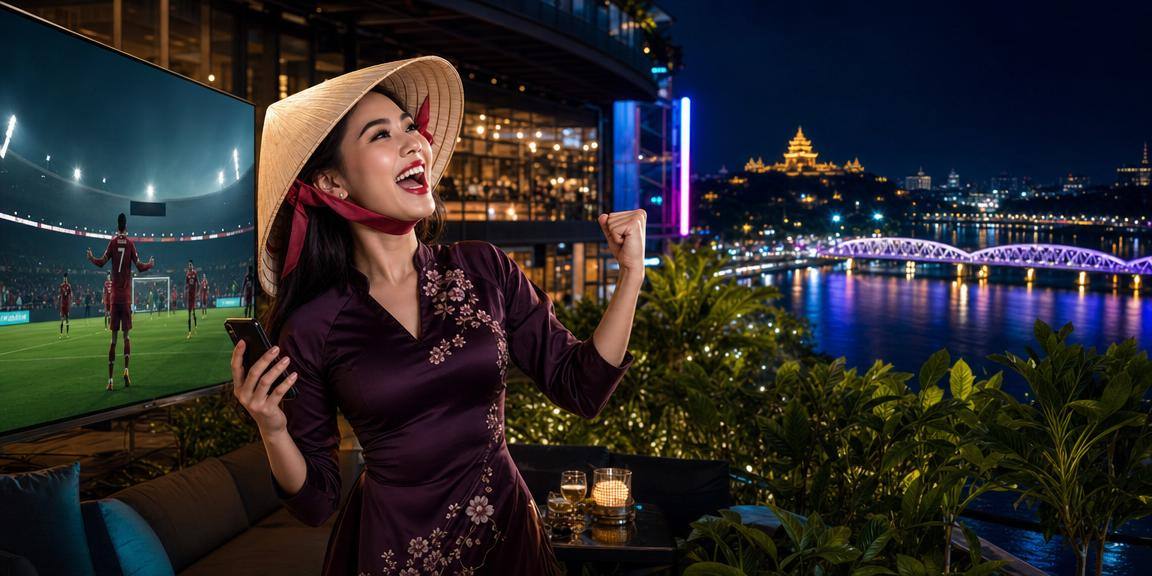 Cảnh thành phố Đà Nẵng biểu tượng nón lá gắn với văn hóa cá cược thể thao Việt Nam