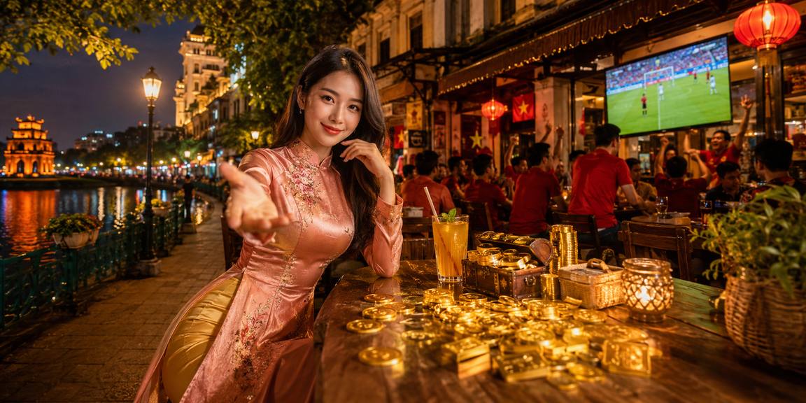 Minh họa bảo mật dữ liệu người dùng tại bee999 với hình ảnh áo dài Hà Nội